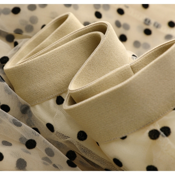 ♥️French Polka Dot Maxi Skirt ♥️ - Picture 9 of 12